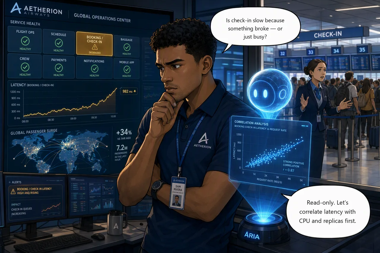 Challenge 2 storyboard: Sam and Aria detect and investigate the incident read-only